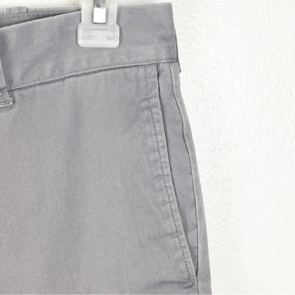 J. CREW Mercantile Flex Light Gray Fleece Lined Pants, Size 33 x 30